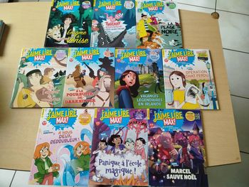 lot de 10 "J'aime lire max" 2021