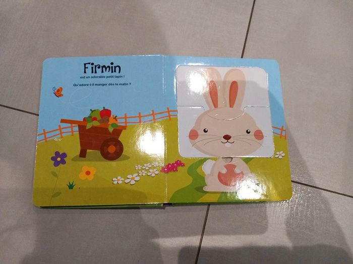 Livre mes premiers puzzles à la ferme - photo numéro 3
