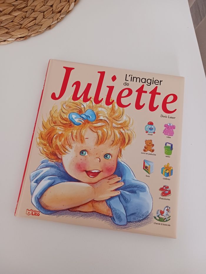 Livre imagier Juliette