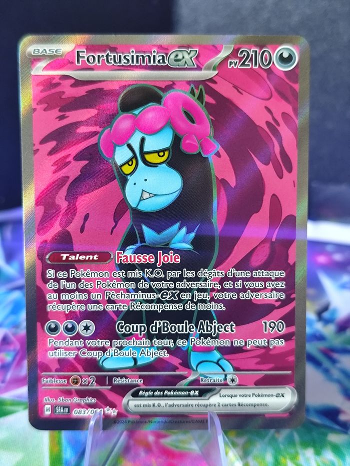 Carte pokémon neuve 🇨🇵 Fortusimia Ex 083/04 Fable Nébuleuse