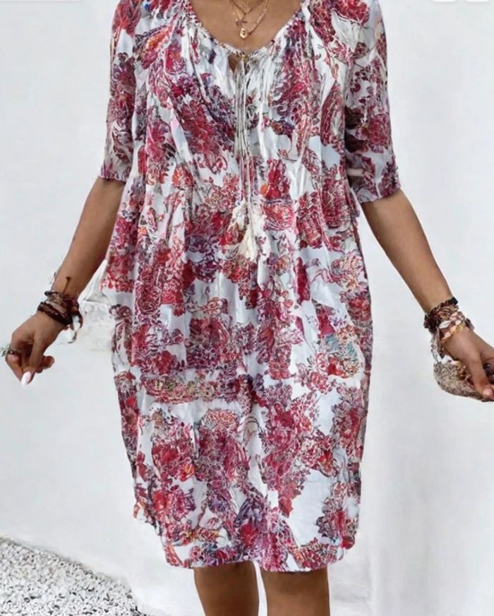 Sublime robe Femme bohème été taille unique grande taille
