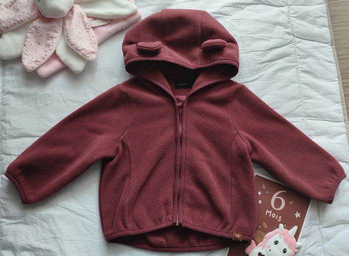 Veste polaire bébé fille Name It 6 mois - photo numéro 2