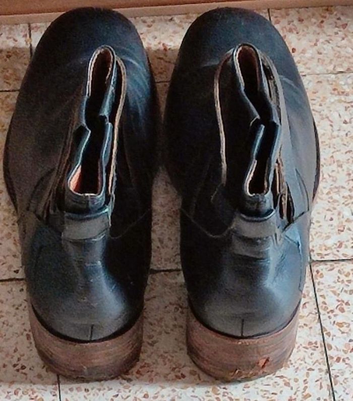 Bottines en cuir pointure 38 - photo numéro 3