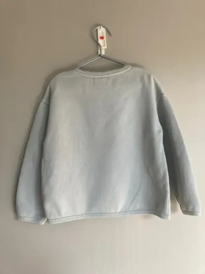 Pull fille Zara 6 ans papillons sequins - photo numéro 4