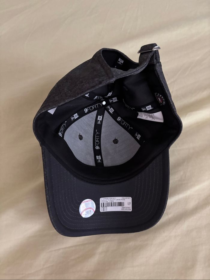 Casquette NY femme gris/rose - photo numéro 3