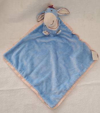 Doudou plat losange Bourriquet 3d couture - Disney