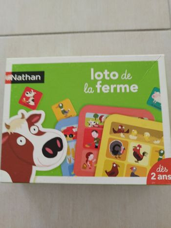 Jeu loto de la ferme 