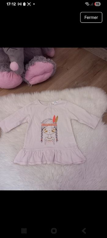 Très jolie haut 3 mois Kitchoun 