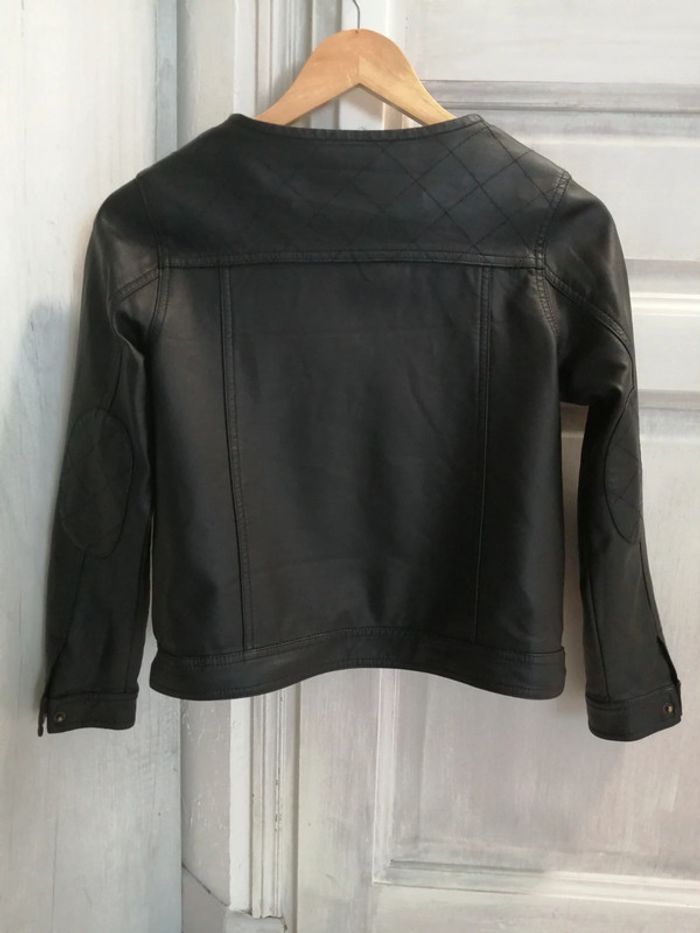 Veste fille Simili cuir - photo numéro 4