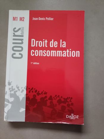 Droit de la consommation Cours 2016
