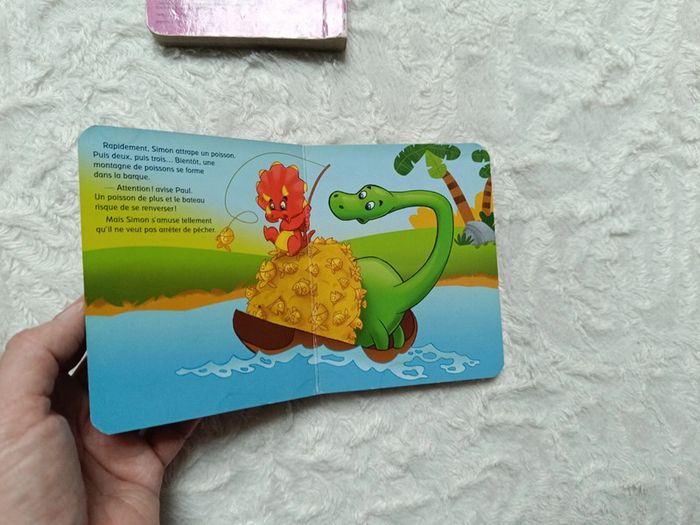 Lot de 2 livres cartonnés bébé enfant Groupe né Journée spéciale Lis et Joue Phidal - photo numéro 5