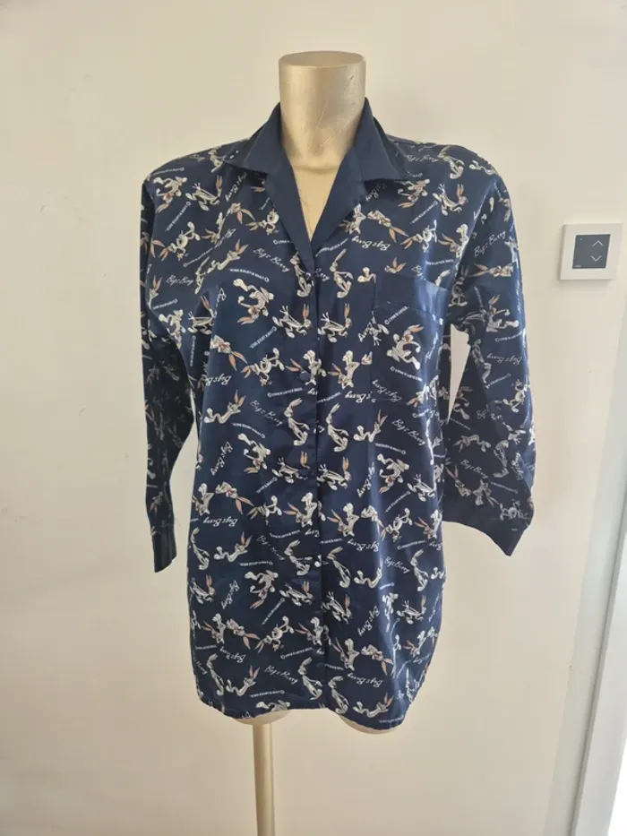 Chemise de nuit bugs bunny - photo numéro 2
