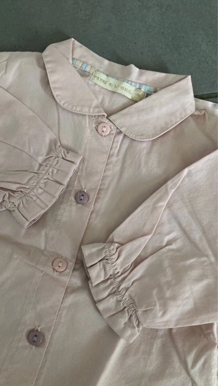 Lot ensemble chemise vêtement bébé fille 6 mois garde robe haut tunique - photo numéro 4