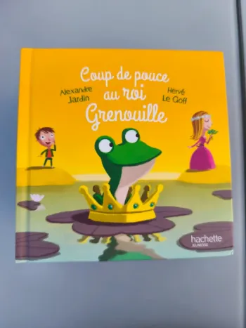Livre collection Mc Donald's coup de pouce au roi grenouille