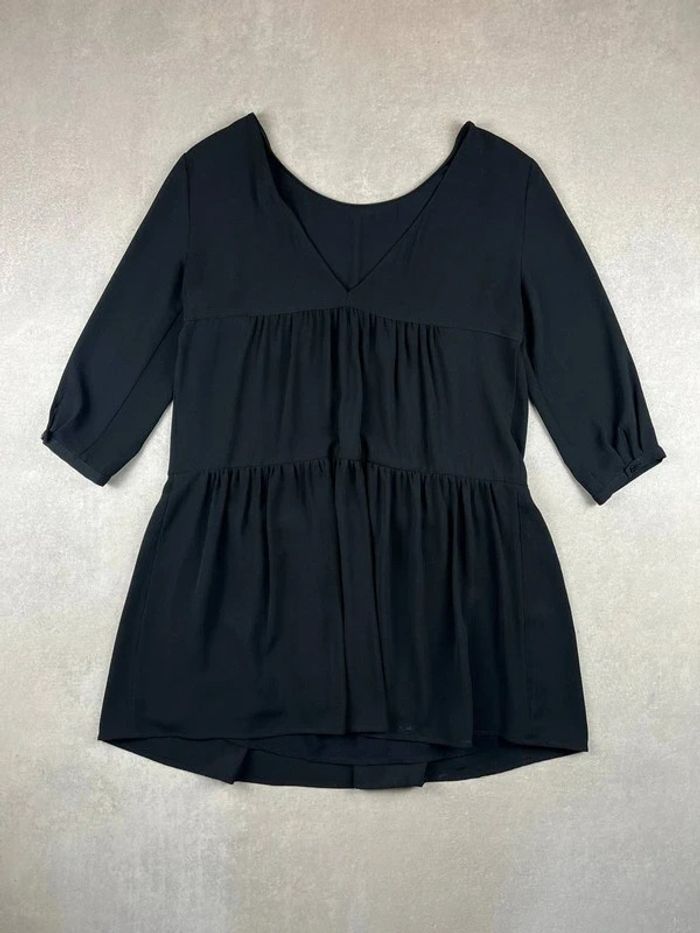 Robe Ba&sh modèle EFFECT décolté manche - Black Dress | noir - XS #106 - photo numéro 1