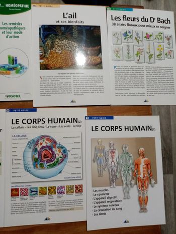Lot livrets santé et bien être