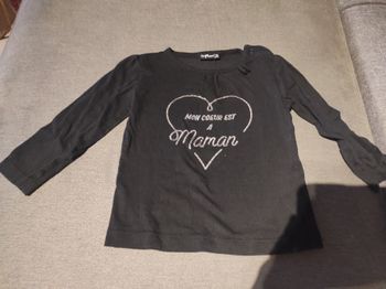 Tee shirt bébé fille 18 mois