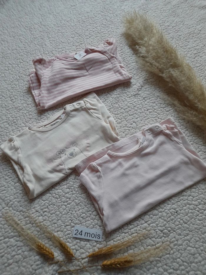 Lot de 3 pull fin 24 mois