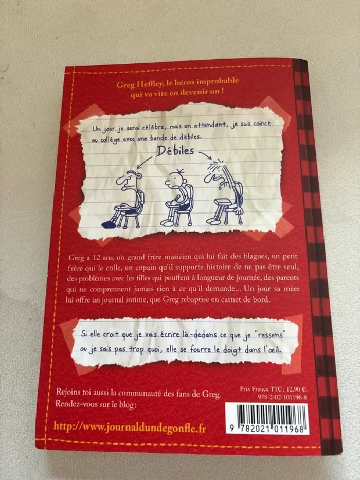 Livre journal d’un dégonflé tome 1 - photo numéro 2
