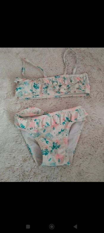 Maillot de bain 2 pièces taille 18 mois