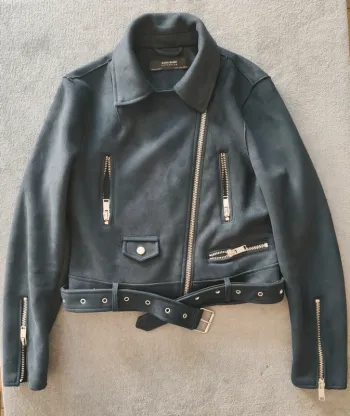 Perfecto ZARA Basic effet suédé – Neuf sans étiquette – Taille S (Femme)
