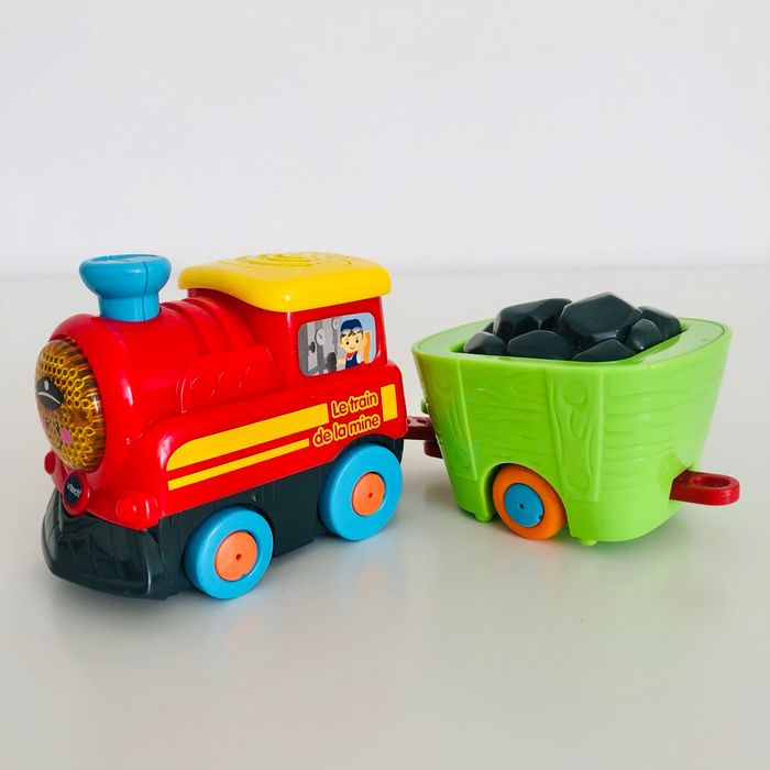 Train interactif avec remorque Tut Tut Bolides Vtech - photo numéro 2