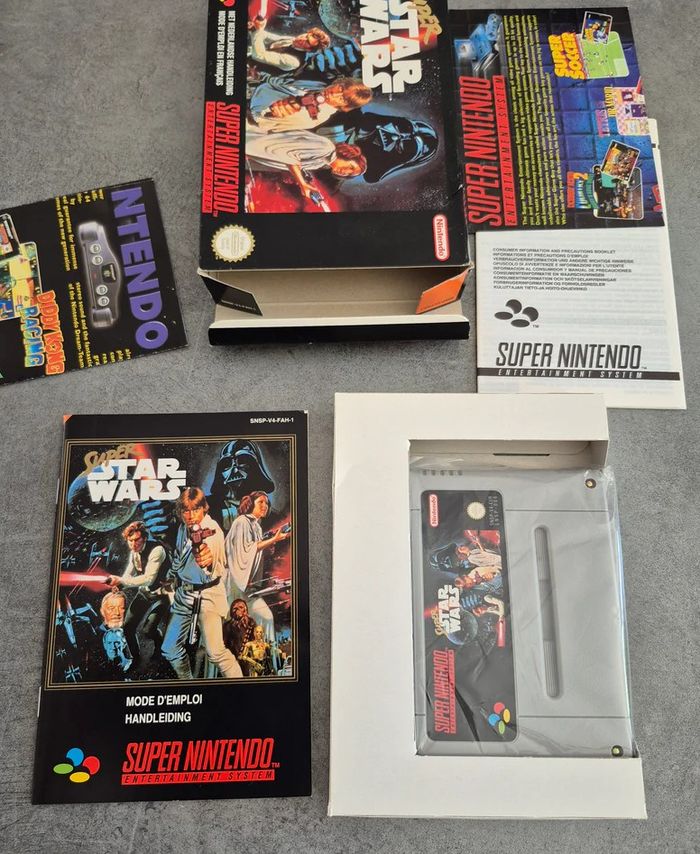 Super Nintendo SNES - Super Star Wars - Pal Fah - Complet - Excellent état - photo numéro 7
