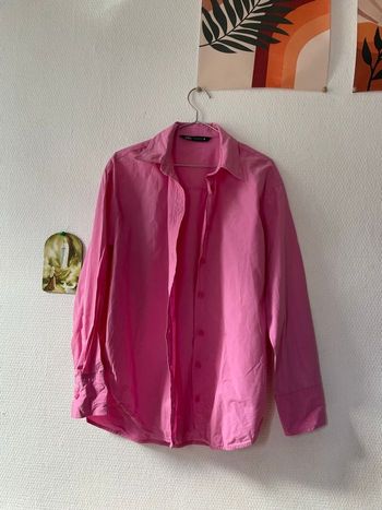 Chemise rose  Zara XS 