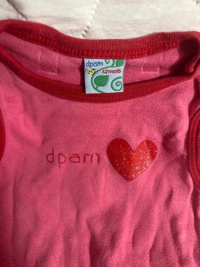 Body taille 12mois marque dpam - photo numéro 2