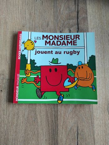 Livre : Les Monsieur Madame jouent au rugby