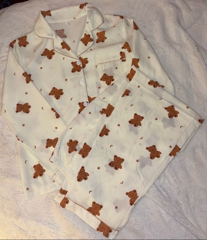 🧸Pyjama Oursons Doux & Confortable - Taille L (38/40) - Neuf - photo numéro 2