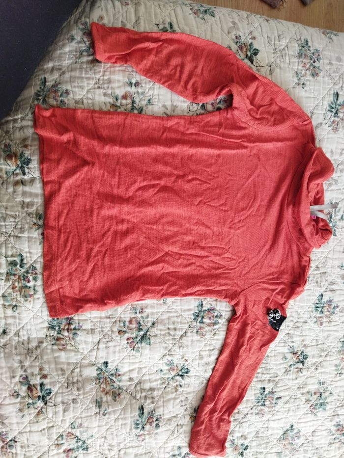 Pull col roulé