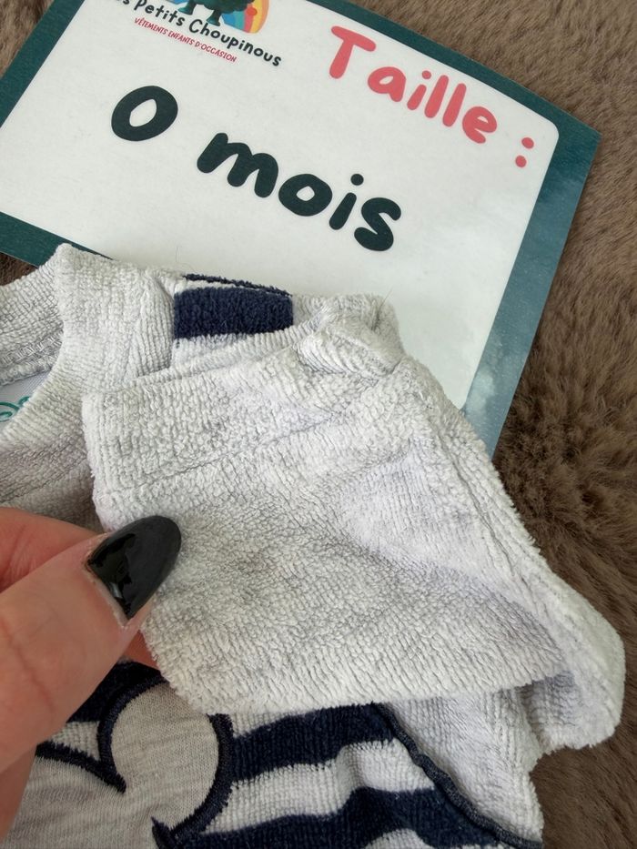 Pyjama / dors bien / grenouillère Winnie l’ourson - taille 0 mois - photo numéro 3