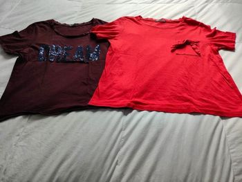 2 tee shirts