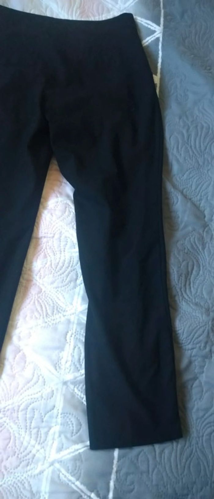 Pantalon droit style tailleur noir femme 34 zara - photo numéro 15