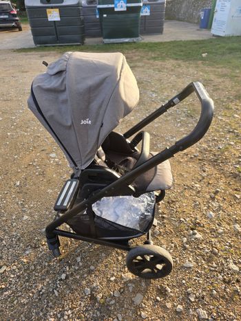 Poussette joie chrome
