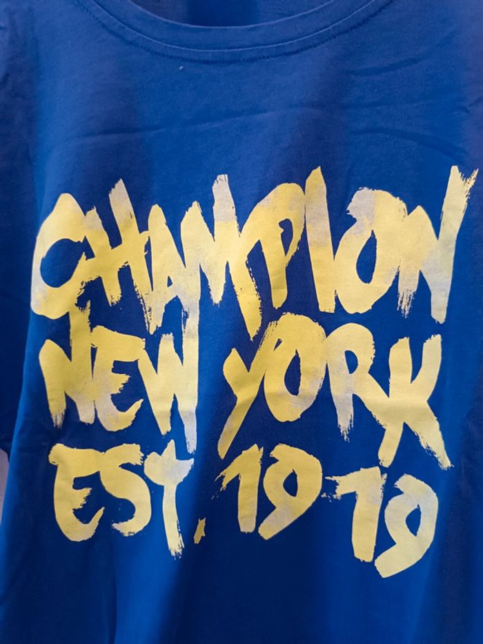 T-shirt CHampioN bleu - taille S/M - neuf - photo numéro 2