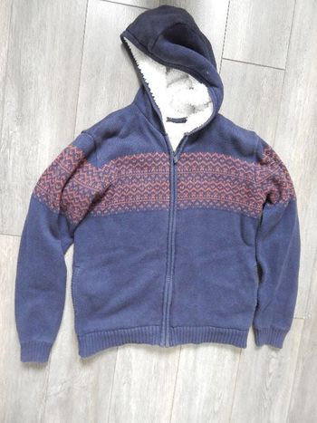 Gilet zippé à capuche vertbaudet 14 ans