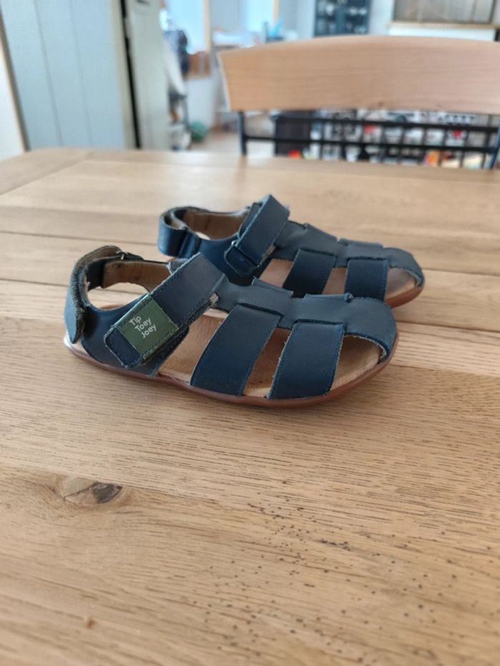 Sandales barefoot mixte Tip toey joey 28 marine