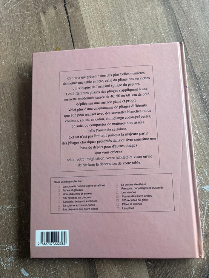 Livre pliage de serviette - photo numéro 3