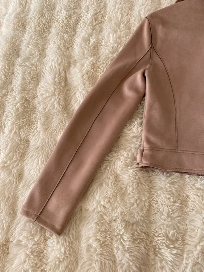 Perfecto court rose poudré taille 34 - photo numéro 11