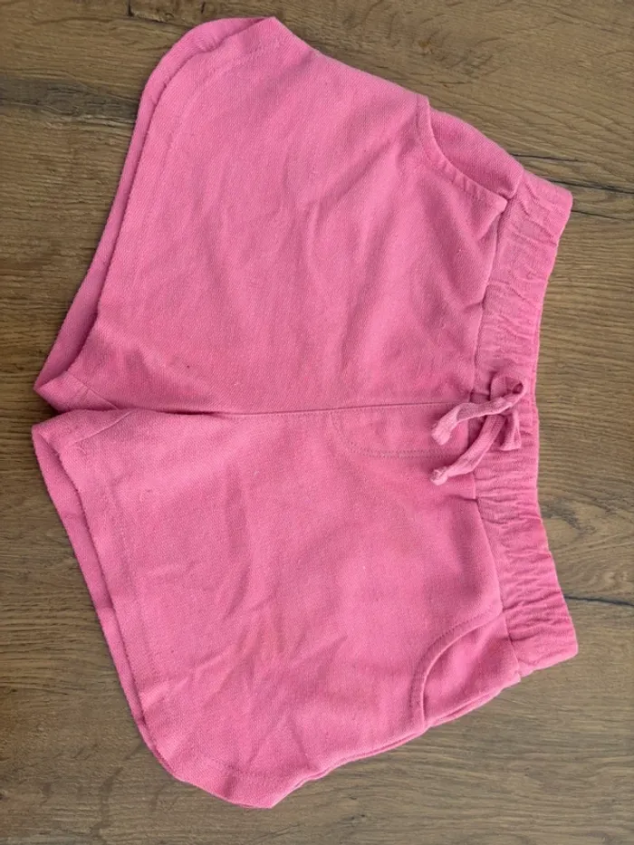 Short rose Fushia fille 10 ans