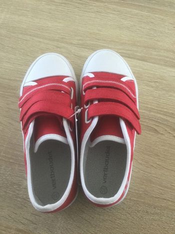 Chaussures scratch rouges