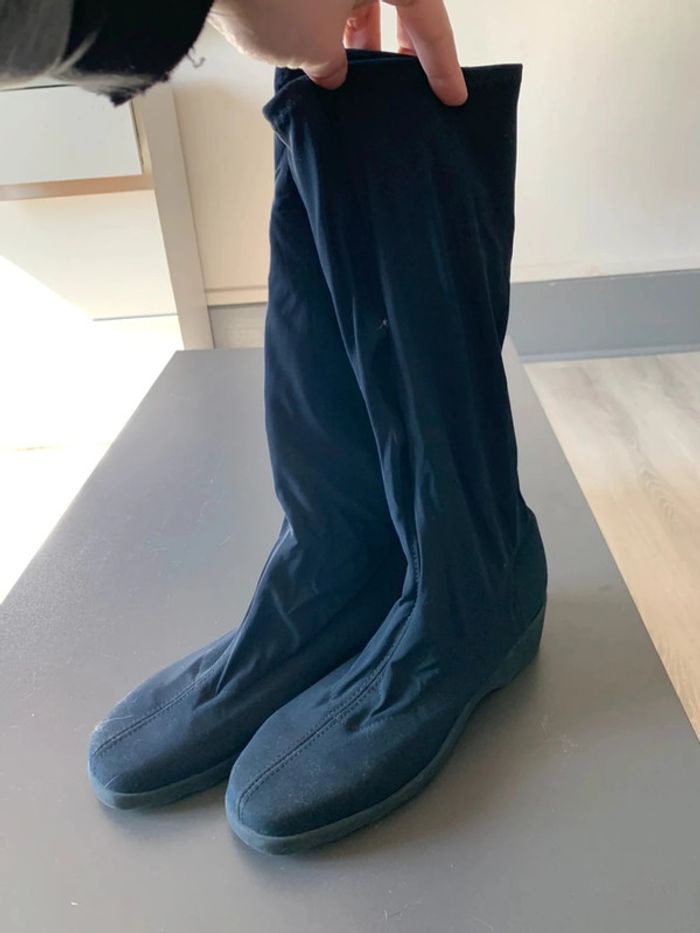 Botte haute noire femme taille 36