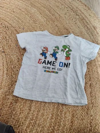 T-shirt super Mario