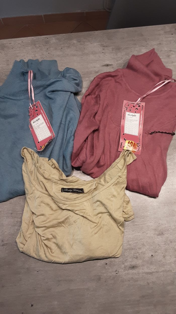 Lot 3 hauts femme