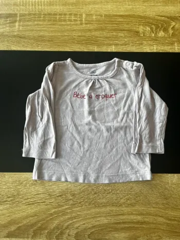 T-shirt manches longues 12 mois