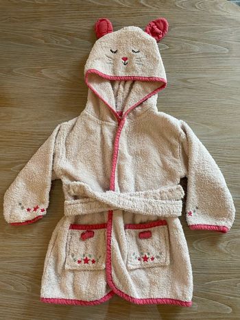 Peignoir fille 2 ans