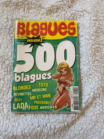 Livre 500 blagues de toto