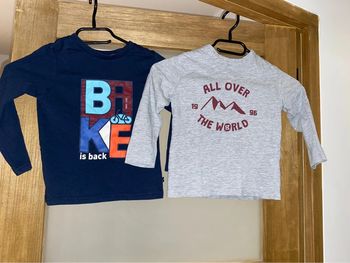 Lot de 2 t-shirt manches longues 3 ans Okaïdi